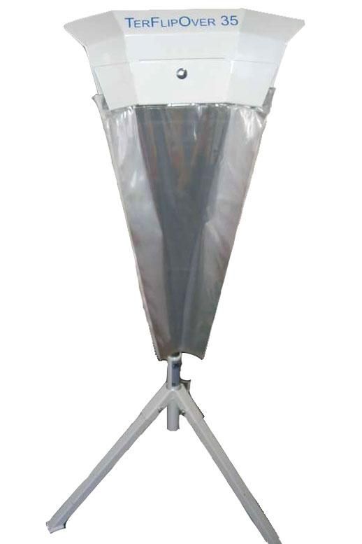 machine for sleeving flowers